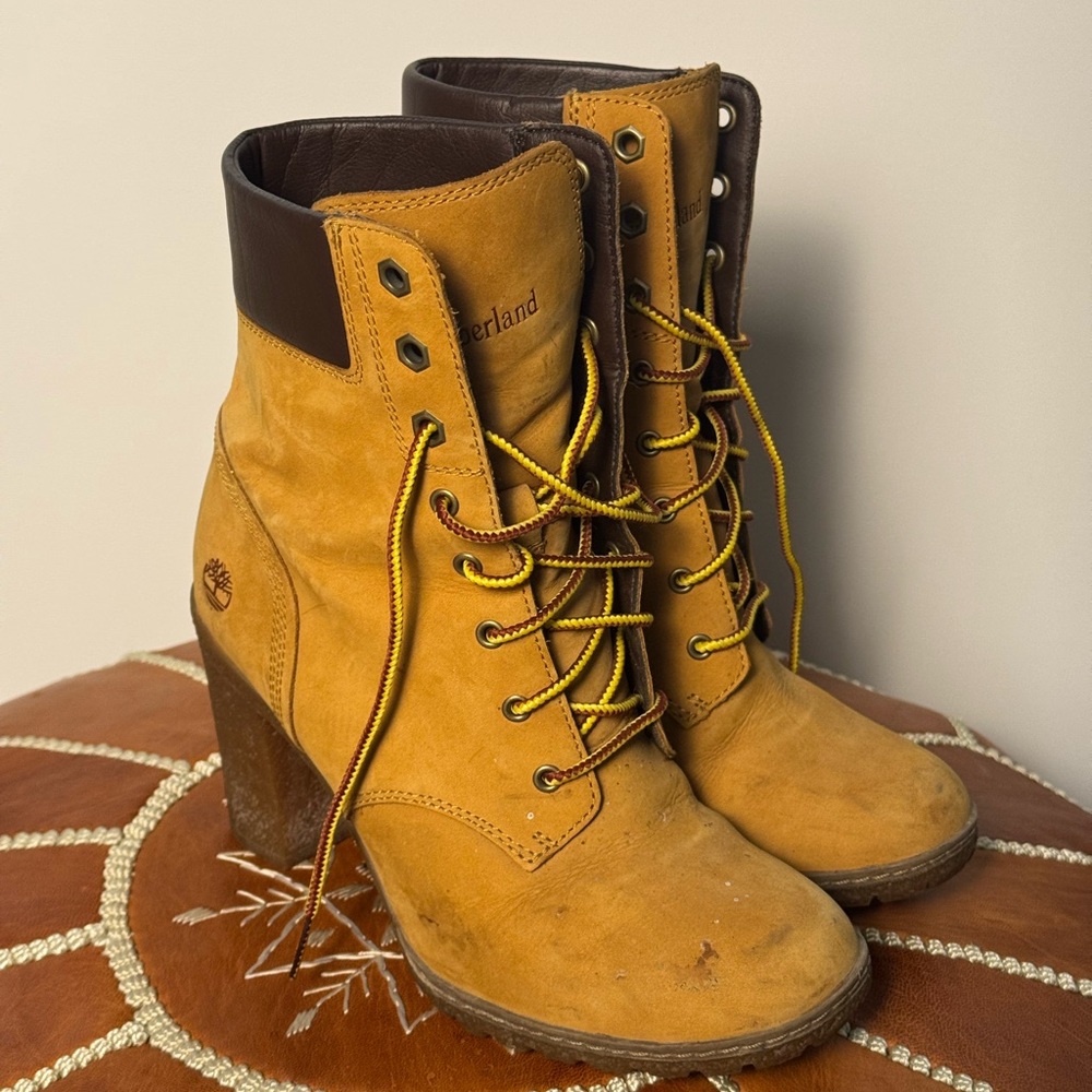 Timberland Women's Brown Lace-Up Boots